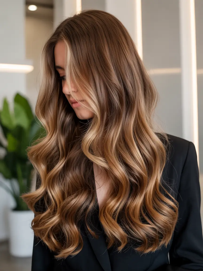 Honey blonde hair color 2026 Golden Hour Waves