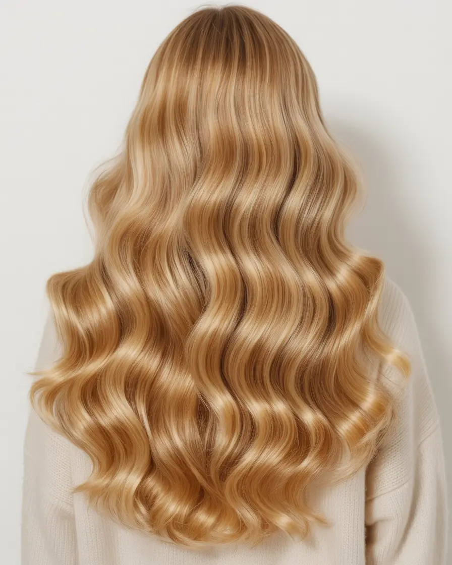 Honey blonde hair color 2026 Molten Honey Waves