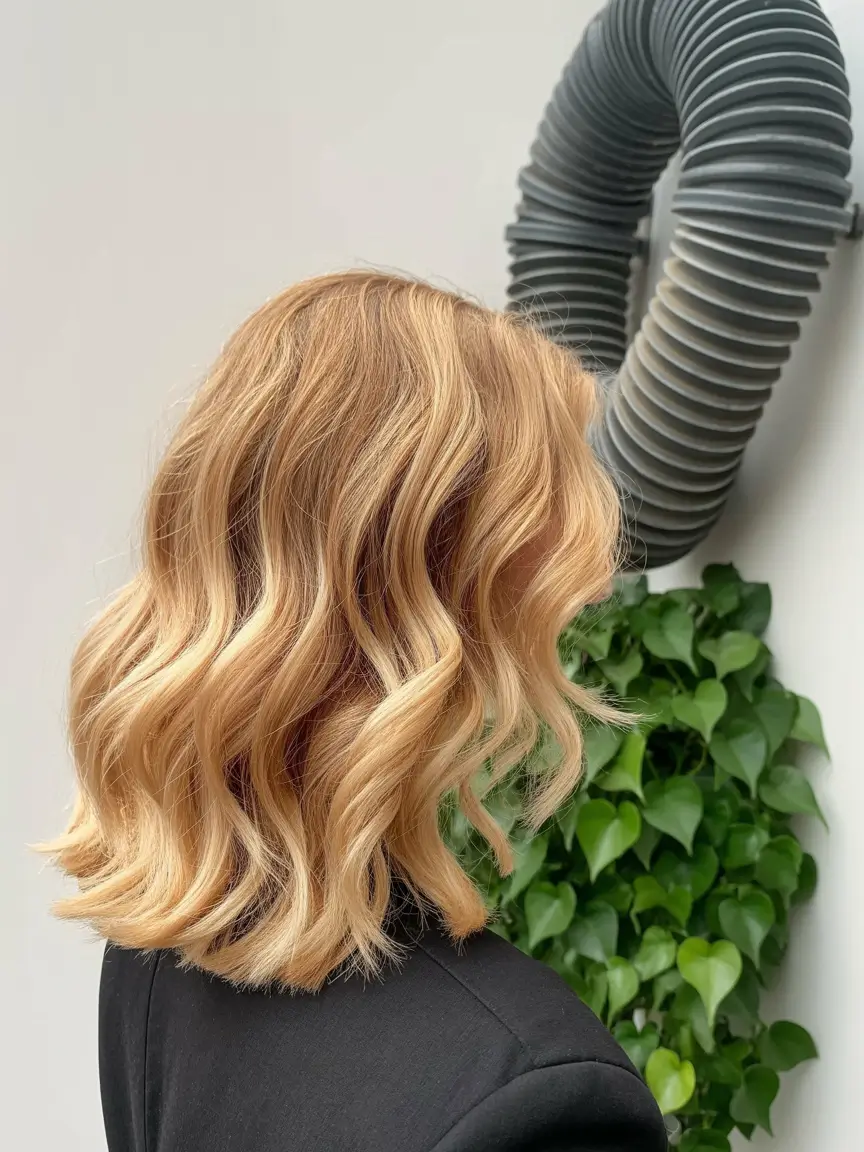 Honey blonde hair color 2026 Sunlit Caramel Bob