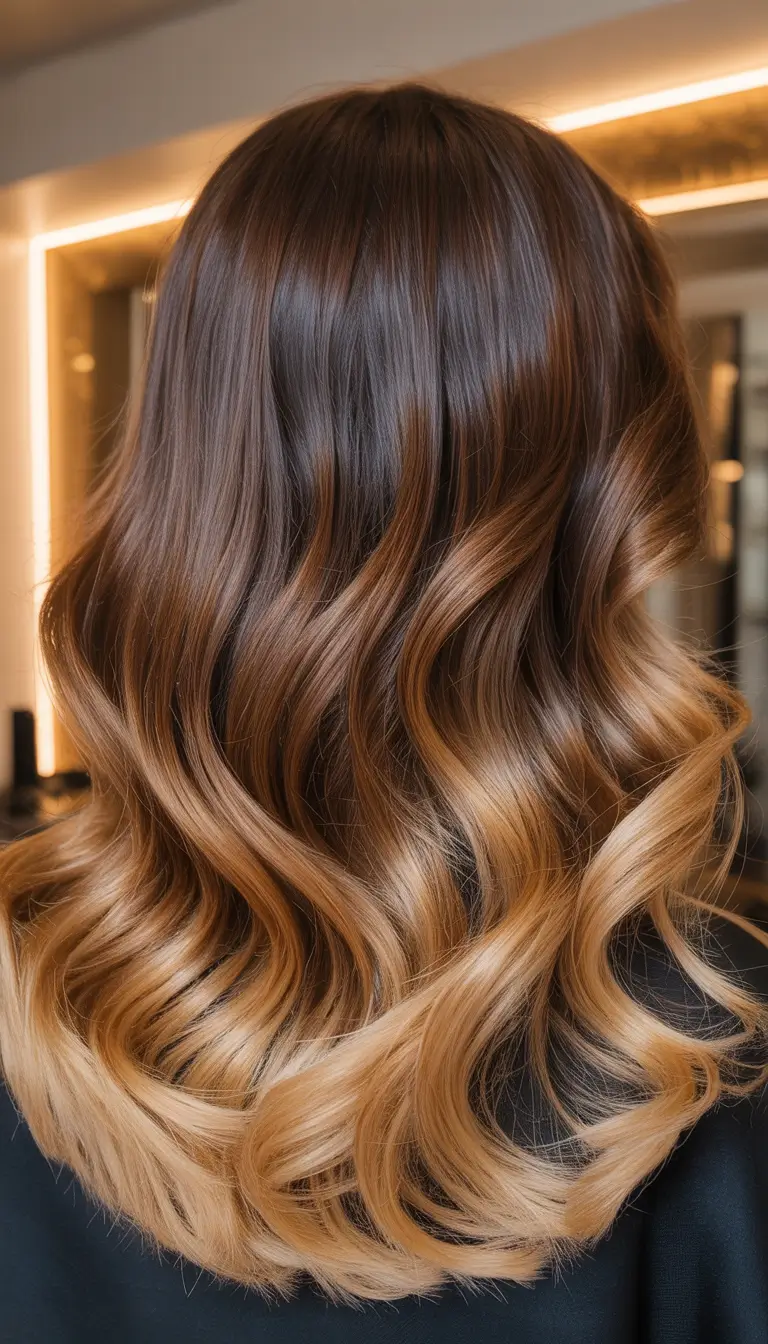 Honey blonde hair color 2026 Amber Ombre Luxe