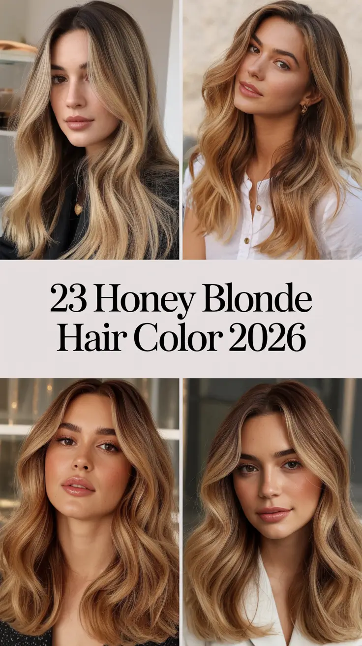 Honey Blonde Hair Color 2026: Golden, Warm, and Irresistibly Modern Ideas