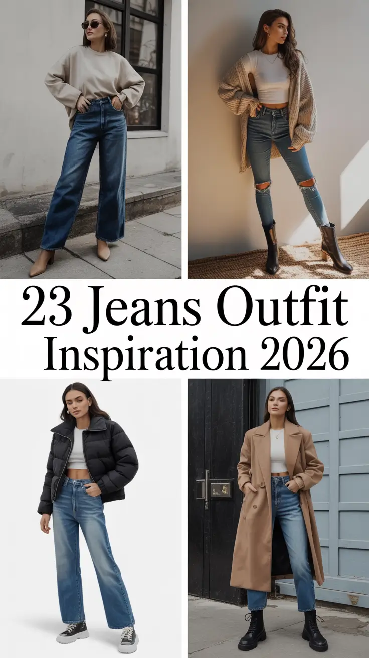 Jeans Outfit Inspiration 2026: Casual, Chic & Effortless Denim Looks for Every Season