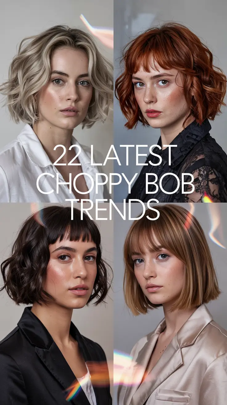 Latest Choppy Bob Trends 2026 – Modern Textured Cuts for Every Hair Type