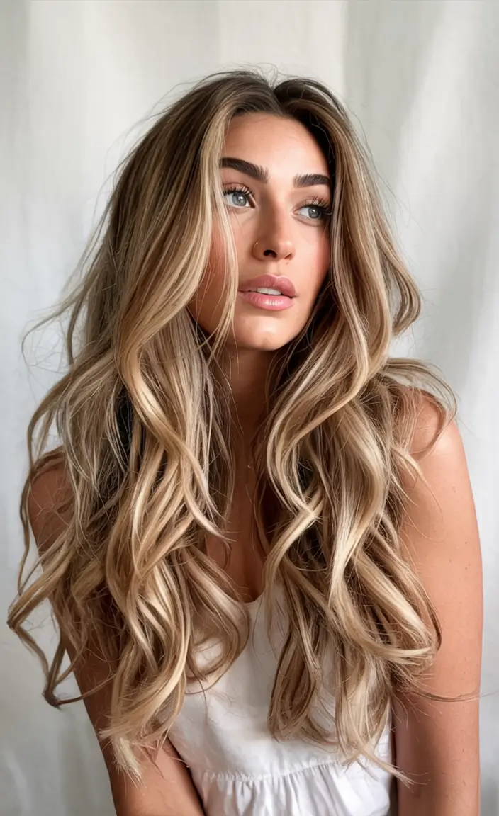 haircuts for long hair 2026 Golden Volume Butterfly Cut