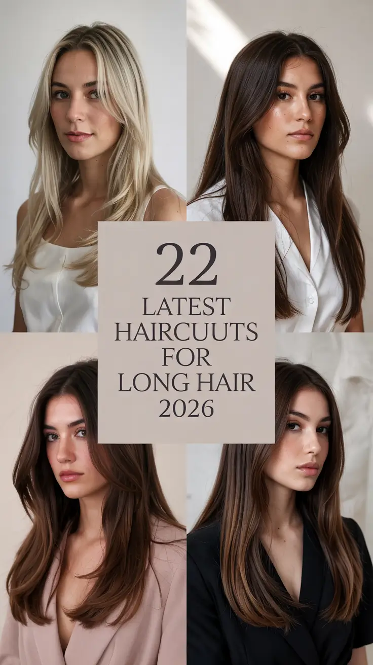 ✨ Latest Haircuts for Long Hair 2026 – Trendy Layered and Butterfly Cut Ideas ✨