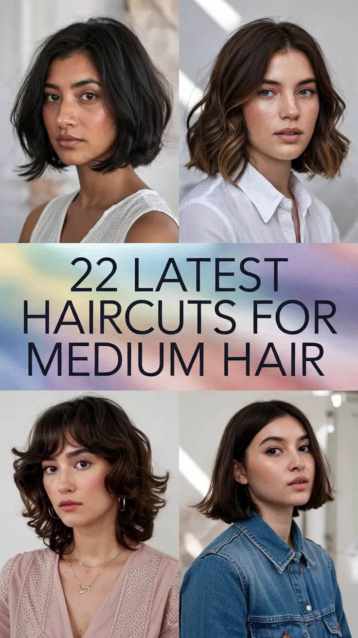 Latest Haircuts for Medium Hair 2026 – Layered, Trendy, and Effortlessly Chic