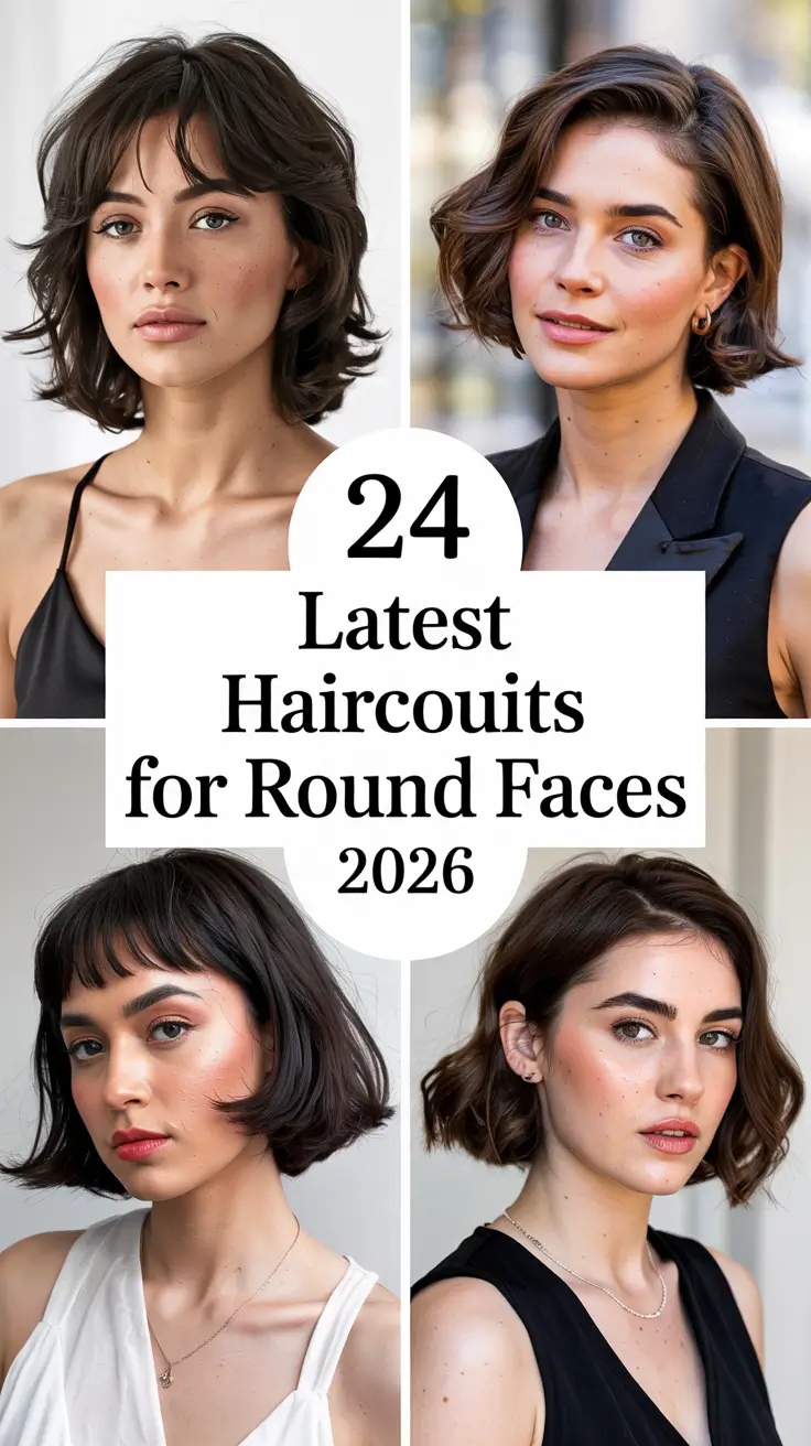 Latest Haircuts for Round Faces 2026 – Fresh, Flattering Styles for Every Hair Length