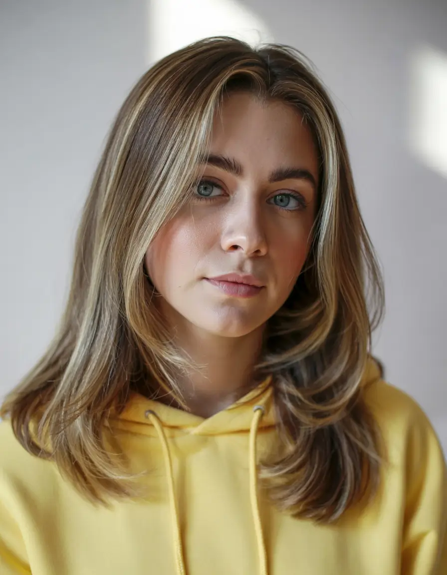 haircuts for thin fine hair medium short Face Framing Medium Layers with a Youthful Touch