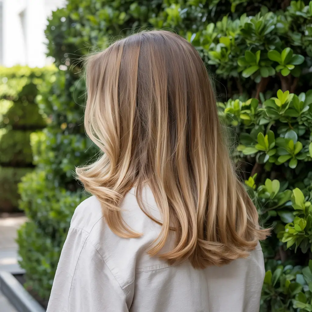 haircuts for thin fine hair long Honey Blonde Shimmer with Soft Flow