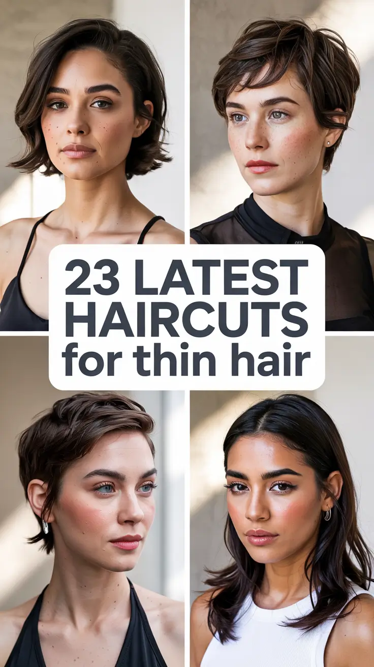 Latest Haircuts for Thin Hair 2026 – Fresh Looks and Voluminous Styles for Every Face Shape