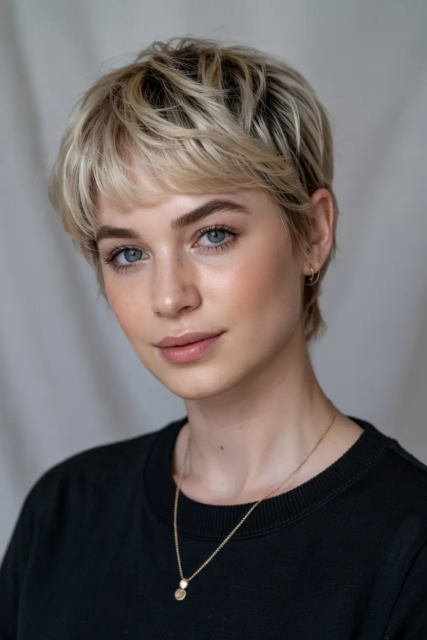 pixie haircuts Soft Blonde Pixie Whisper