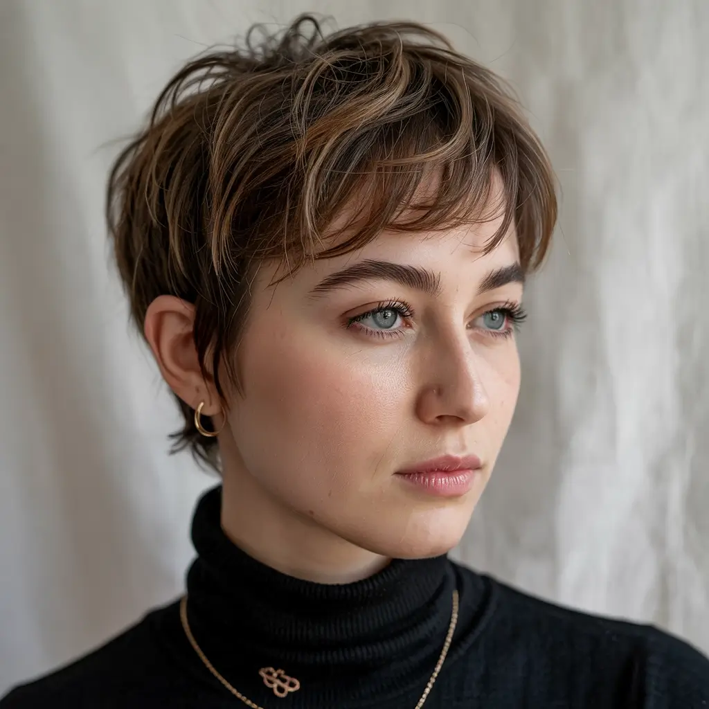 pixie haircuts Bronzed Whisper Layers