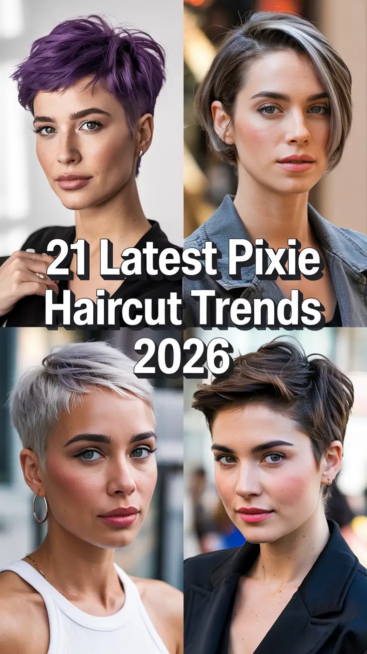 Latest Pixie Haircut Trends 2026 – Modern Short Haircuts for Women That Redefine Style