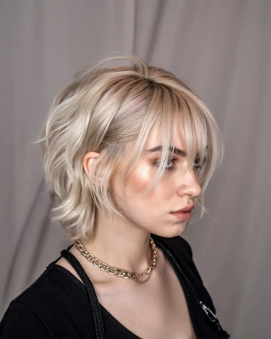 short haircuts for women wolf cut Modern Wolf Cut Blonde Edition