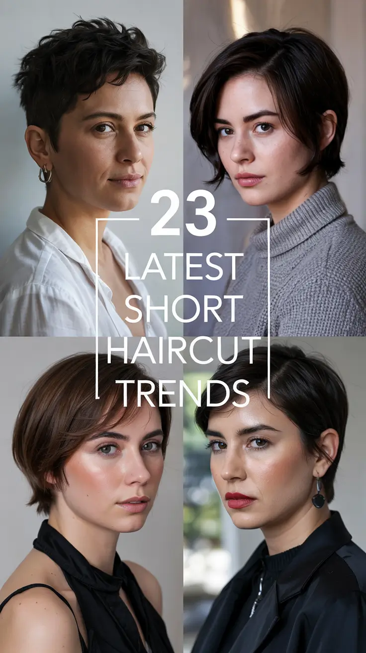 Latest Short Haircut Trends 2026 for Women with Chic Layered Styles