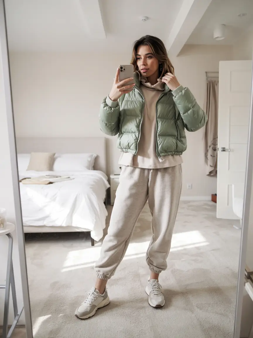 outfits layering winter Soft Neutrals for a Cozy Minimalist Winter