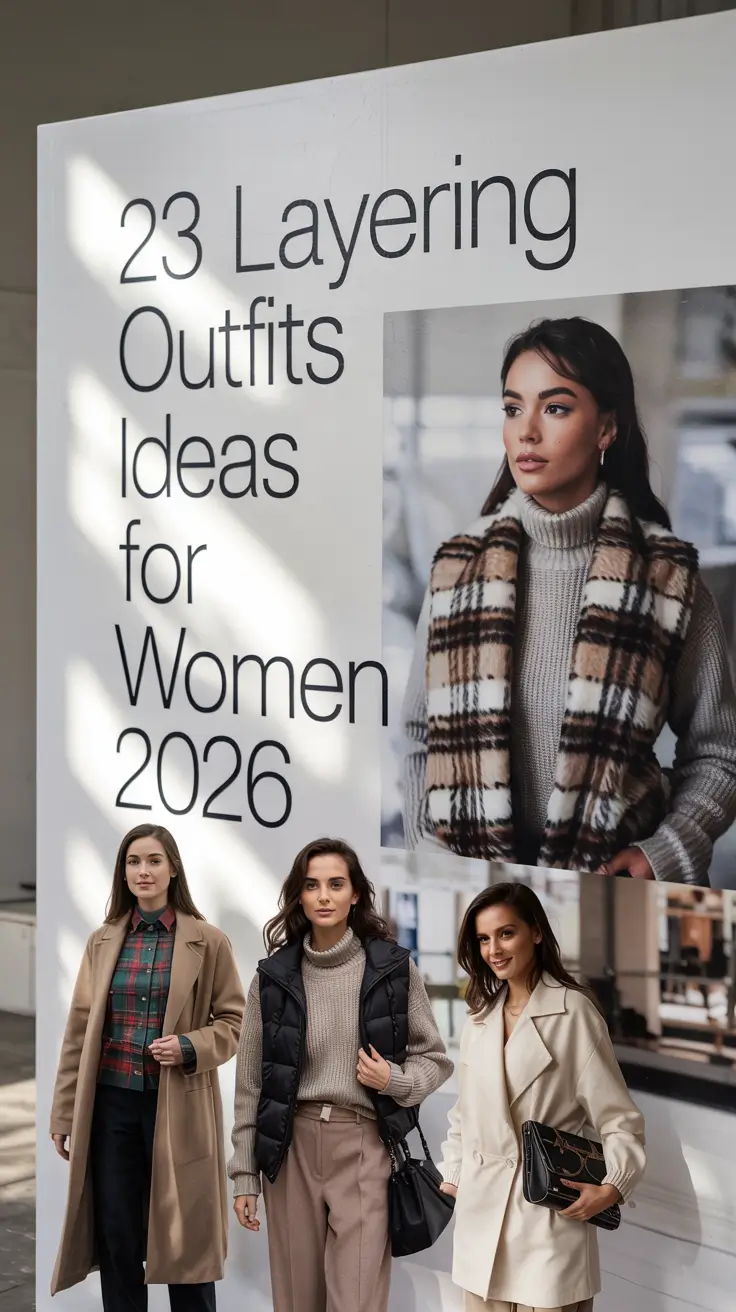 Layering Outfits Ideas for Women 2026: Stylish Layered Looks for Every Season