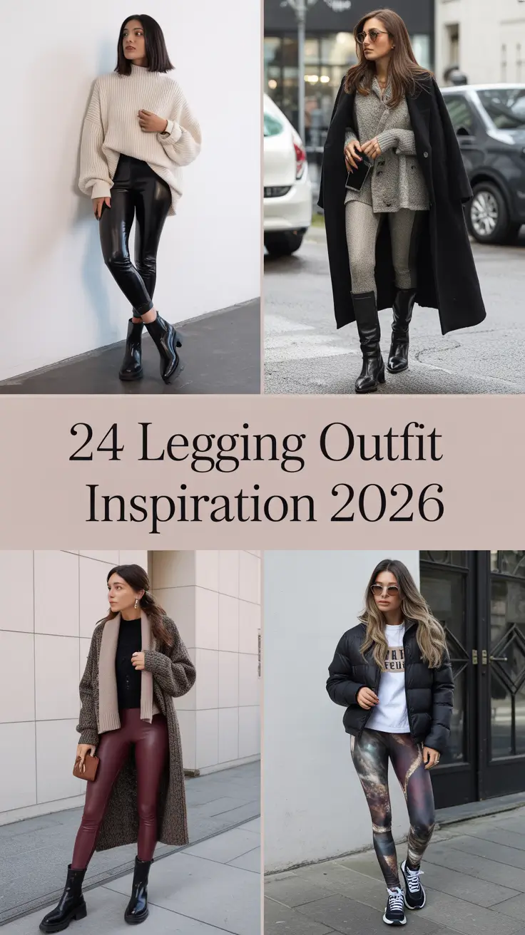 Legging Outfit Inspiration 2026: Casual, Chic, and Work-Ready Looks You’ll Want to Try This Year