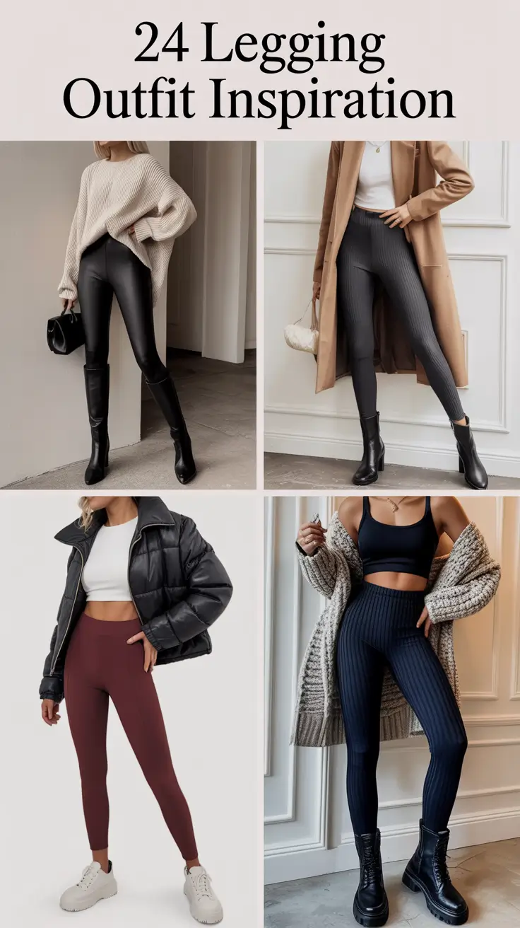 Legging Outfit Inspiration 2026: Casual, Chic, and Work-Ready Looks You’ll Want to Try This Year