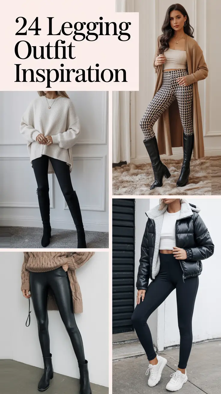 Legging Outfit Inspiration 2026: Casual, Chic, and Work-Ready Looks You’ll Want to Try This Year