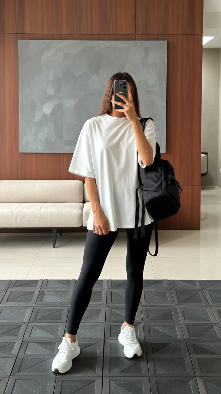 gym outfits women Effortless Monochrome Routine