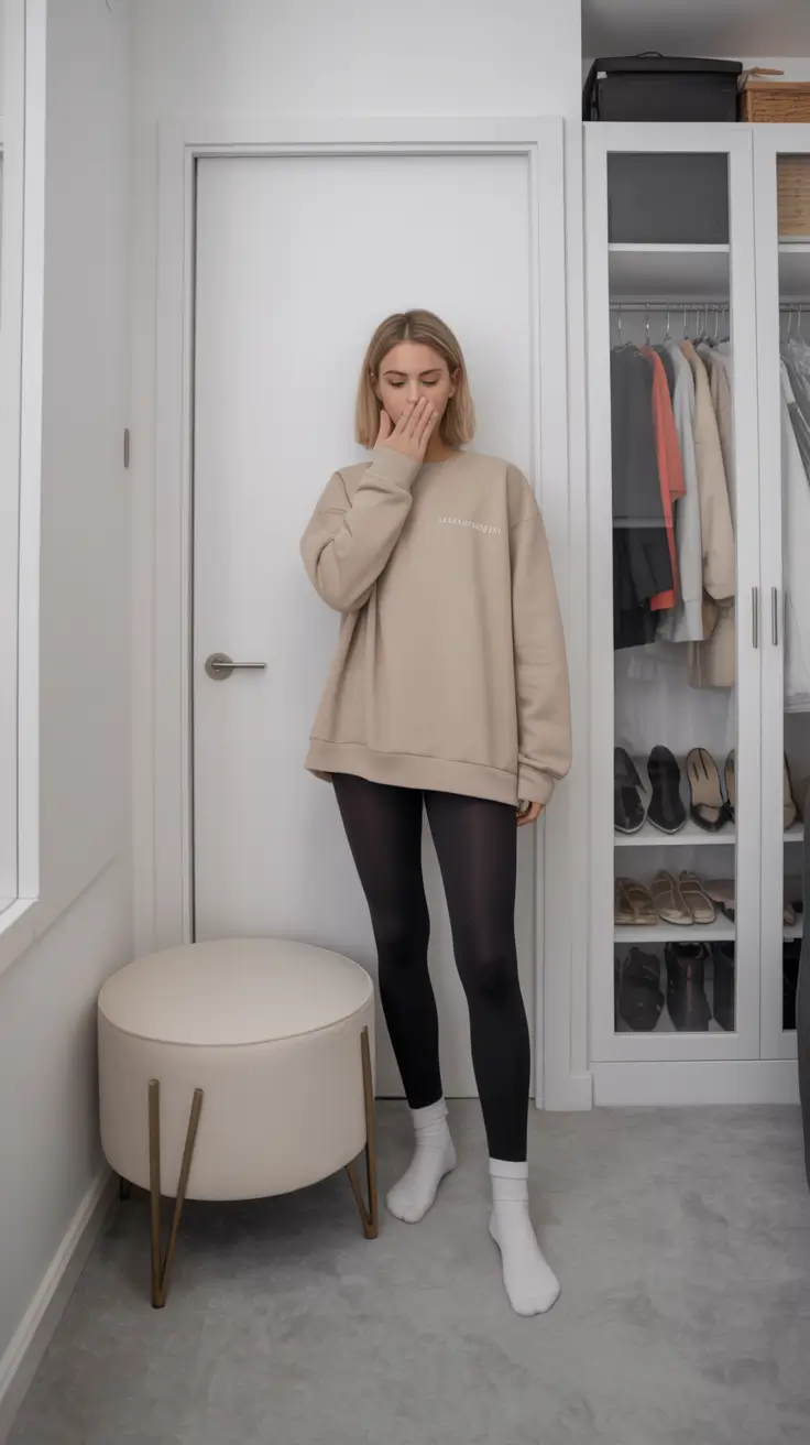 gym outfits for women winter Morning Neutral Comfort