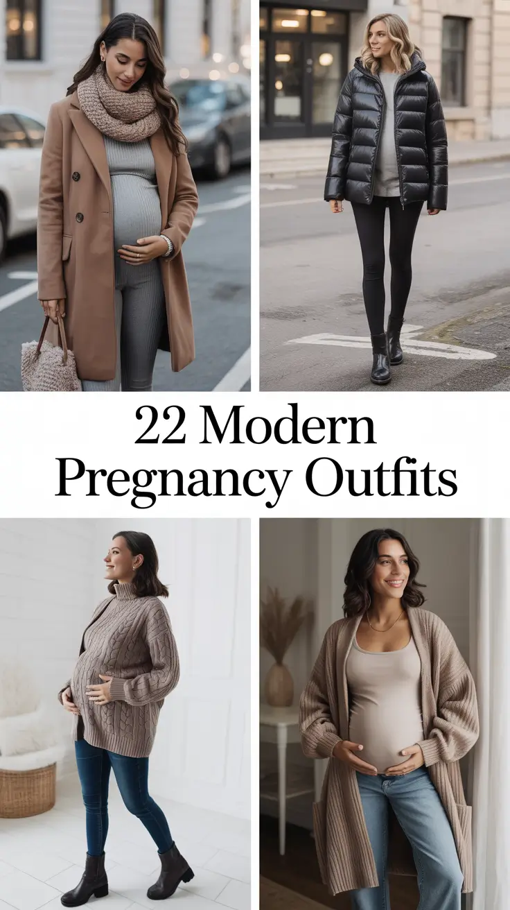 Modern Pregnancy Outfits 2026: Chic Autumn & Winter Inspo for Every Trimester