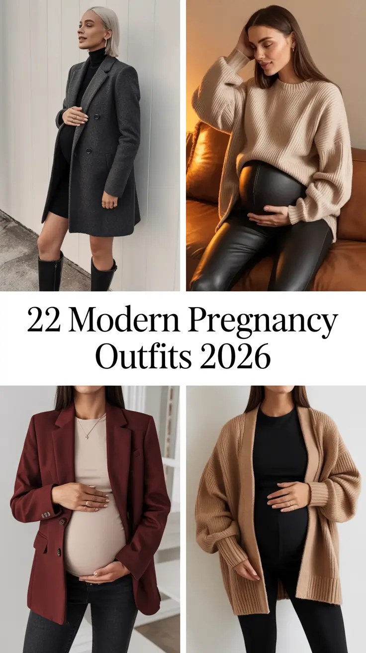 Modern Pregnancy Outfits 2026: Chic Autumn & Winter Inspo for Every Trimester