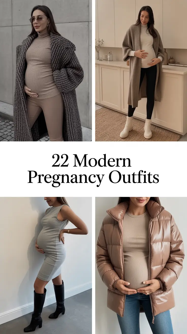 Modern Pregnancy Outfits 2026: Chic Autumn & Winter Inspo for Every Trimester