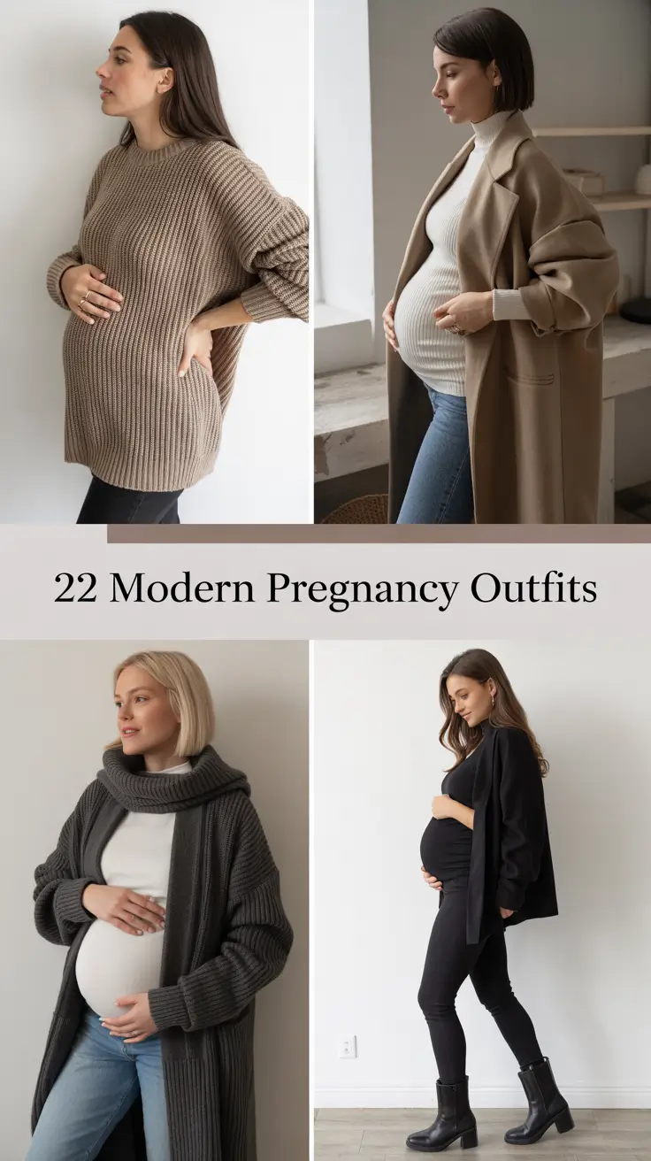 Modern Pregnancy Outfits 2026: Chic Autumn & Winter Inspo for Every Trimester