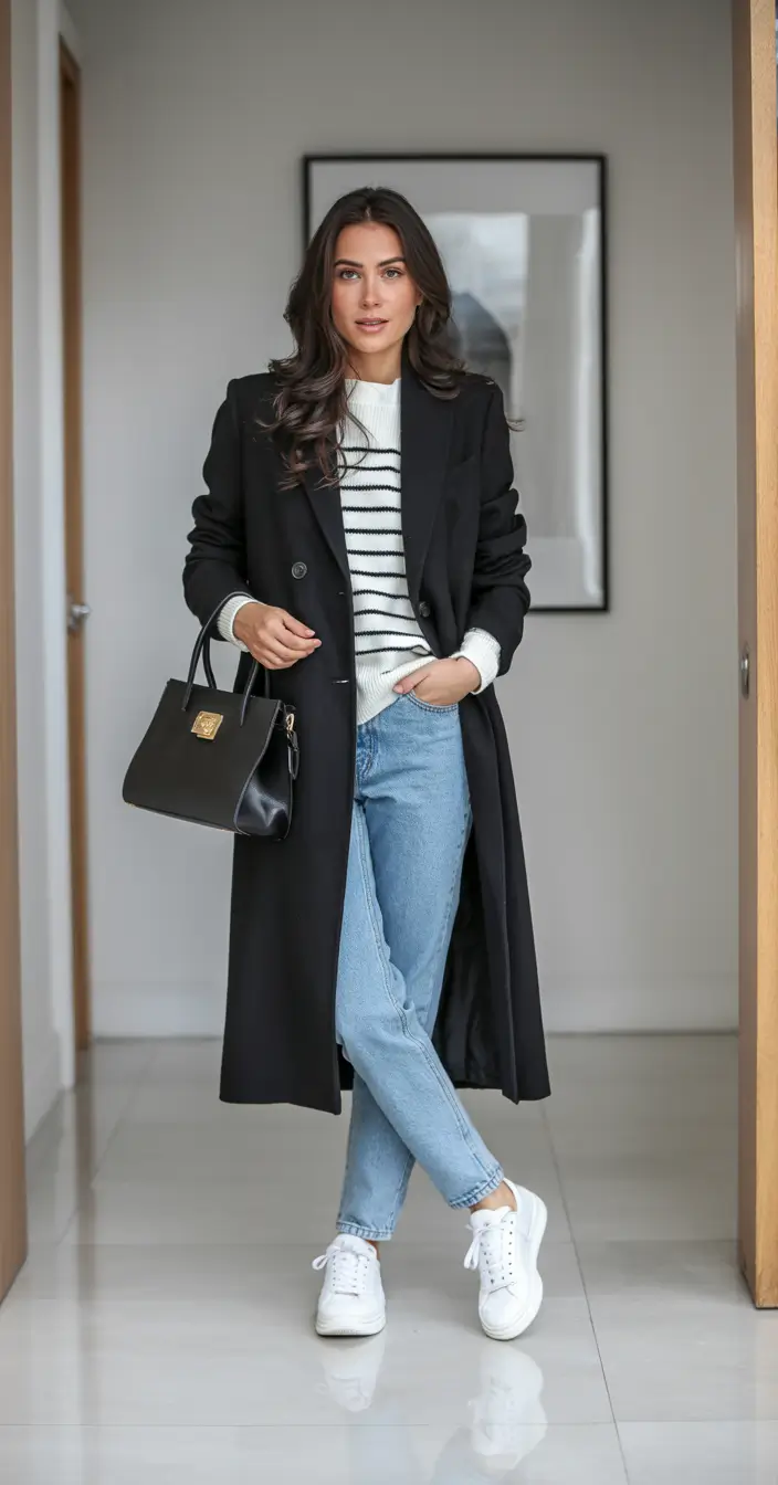 mom outfits spring French Stripes & Everyday Elegance