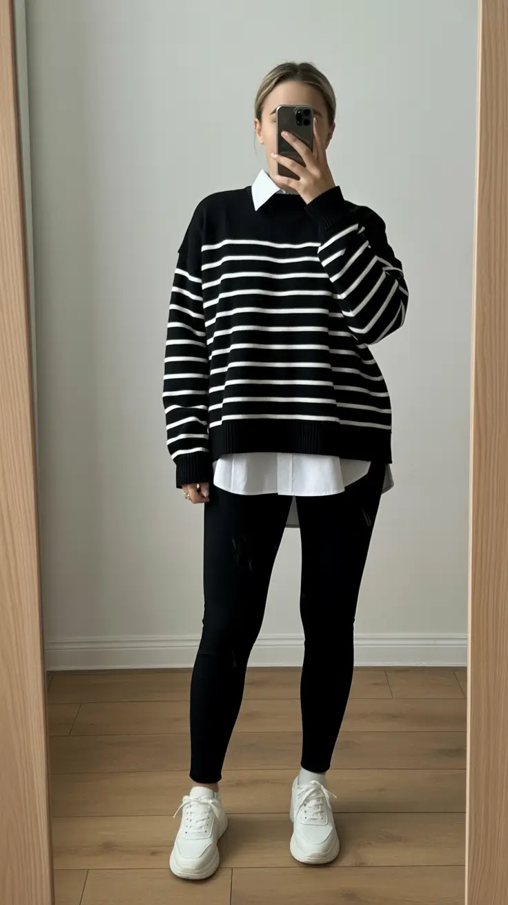 mom outfits spring Stripes & Layers: The Classic Comeback