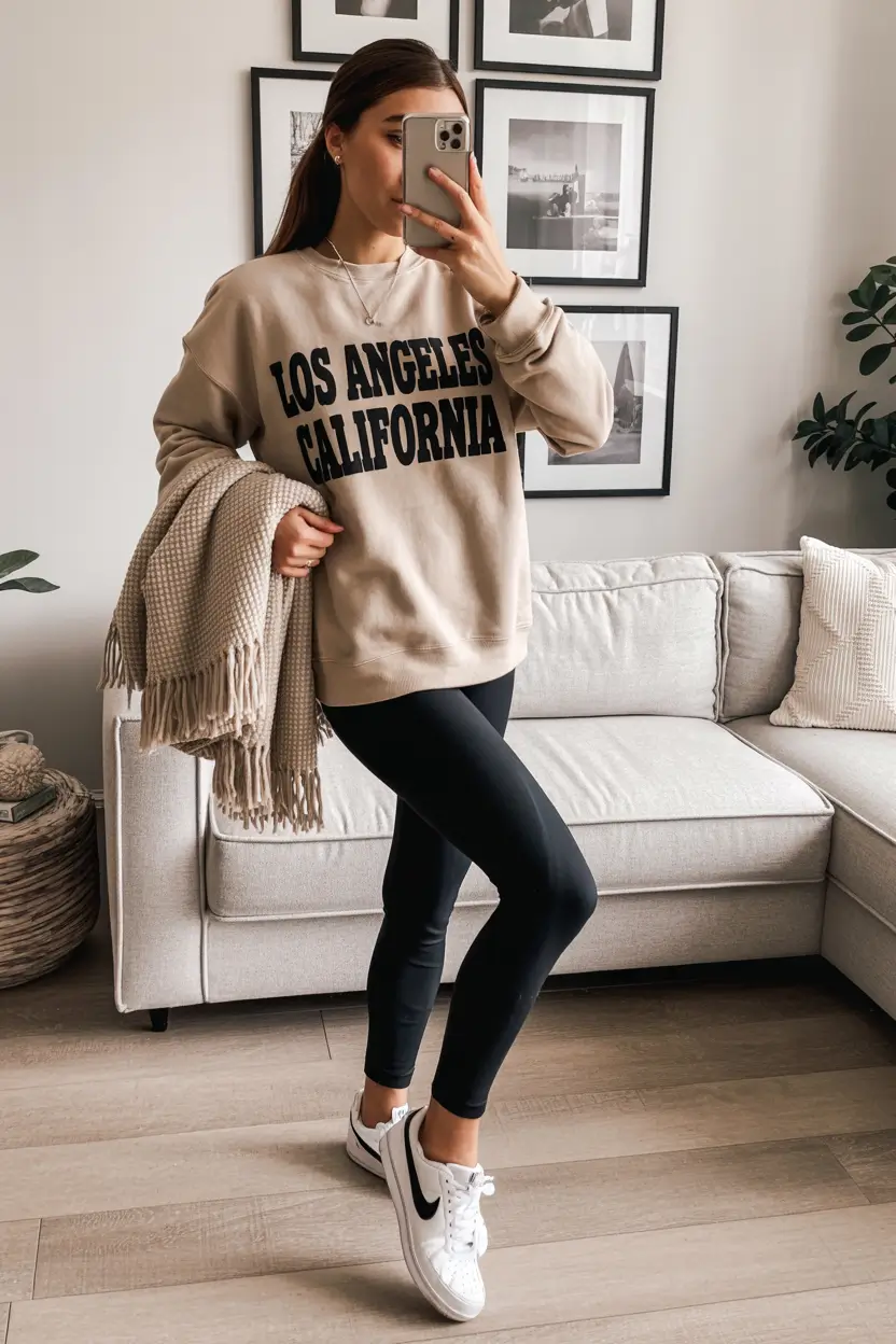 mom outfits berry ave Graphic Comfort with California Spirit