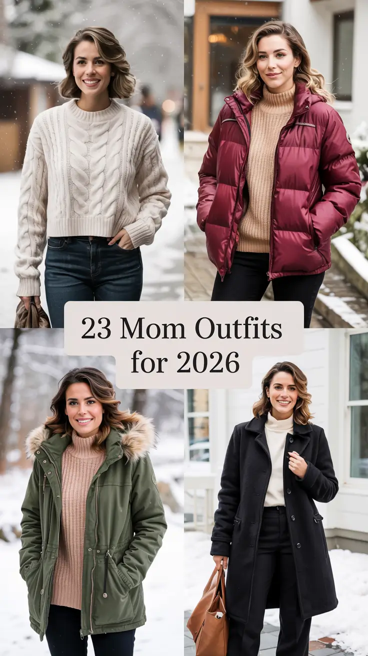 Mom Outfits for 2026: Chic, Comfy & Effortless Style Ideas for Everyday Life