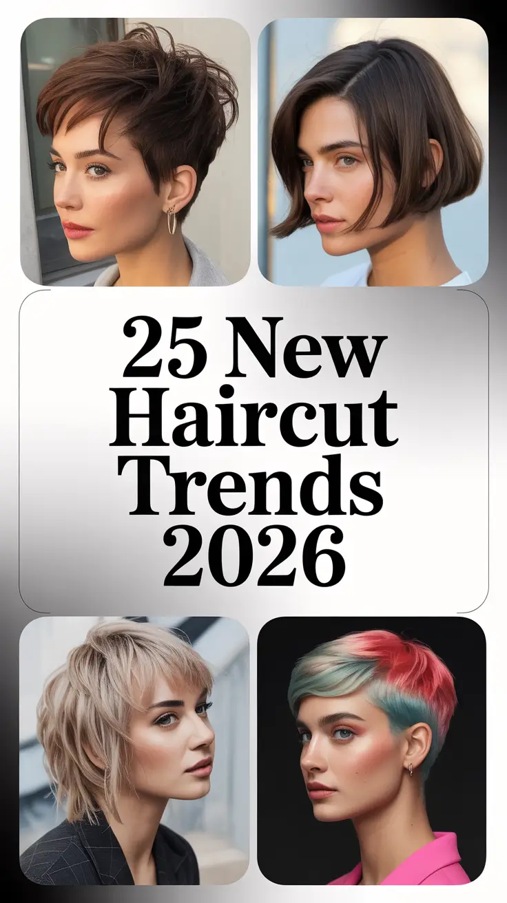 New Haircut Trends 2026: Fresh Haircut Ideas and Modern Styles for Every Face Shape