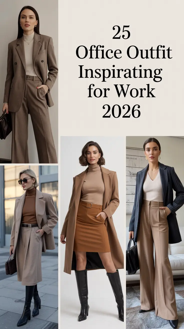 Office Outfit Inspiration for Work 2026: Chic, Comfy & Confident Workwear Ideas for Modern Women
