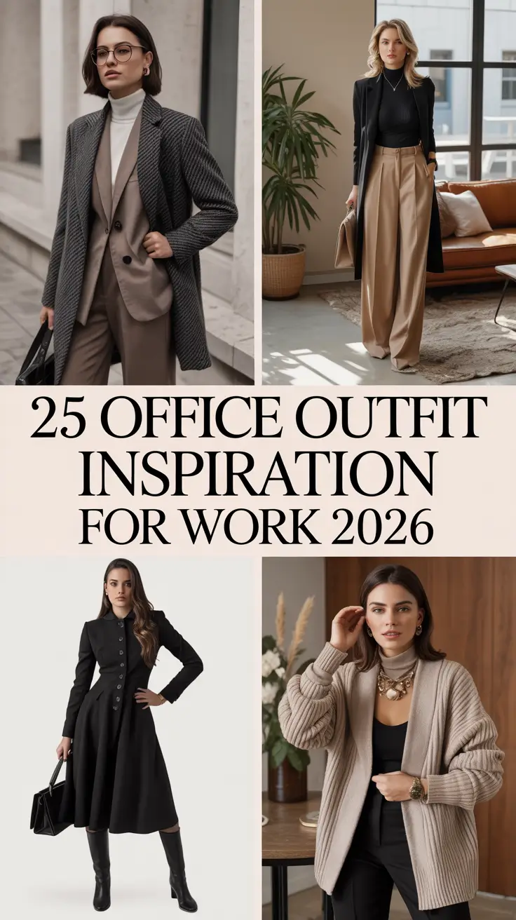 Office Outfit Inspiration for Work 2026: Chic, Comfy & Confident Workwear Ideas for Modern Women