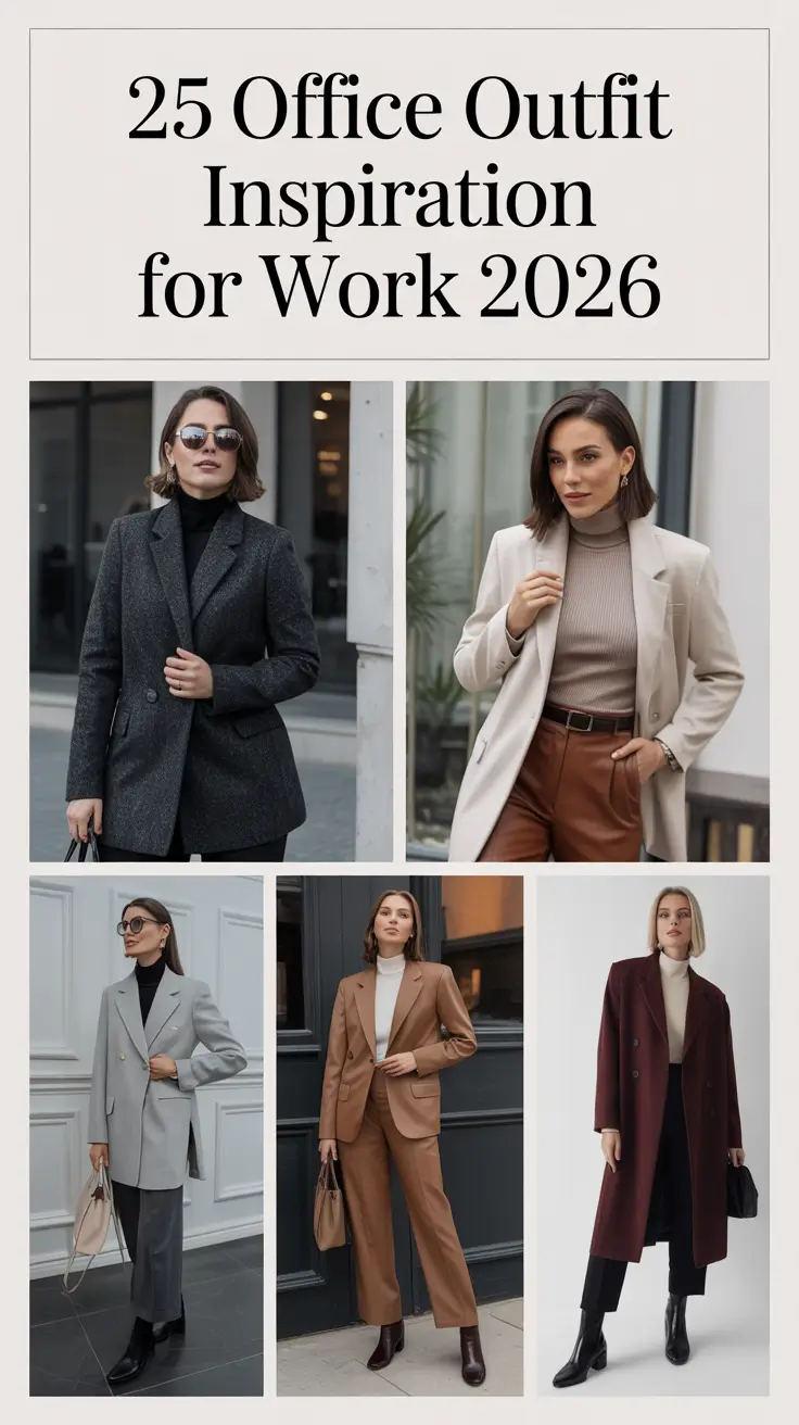 Office Outfit Inspiration for Work 2026: Chic, Comfy & Confident Workwear Ideas for Modern Women