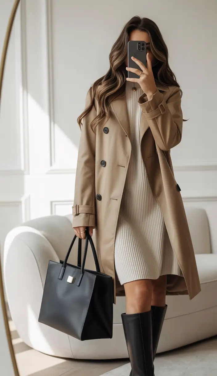 old money outfits for women 2026 Classic Camel Layers for Polished Autumn Days