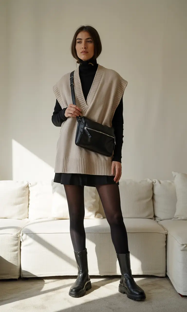 outfit ideas soft layers and structured calm