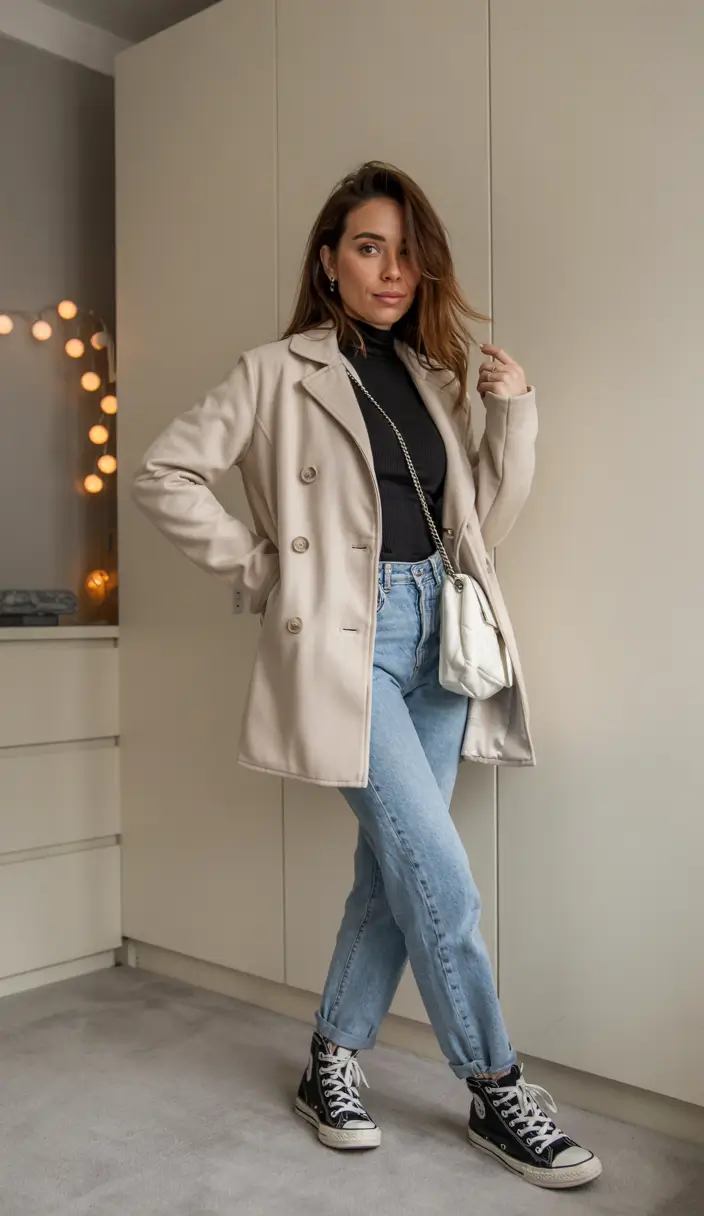 outfit ideas effortless neutral confidence