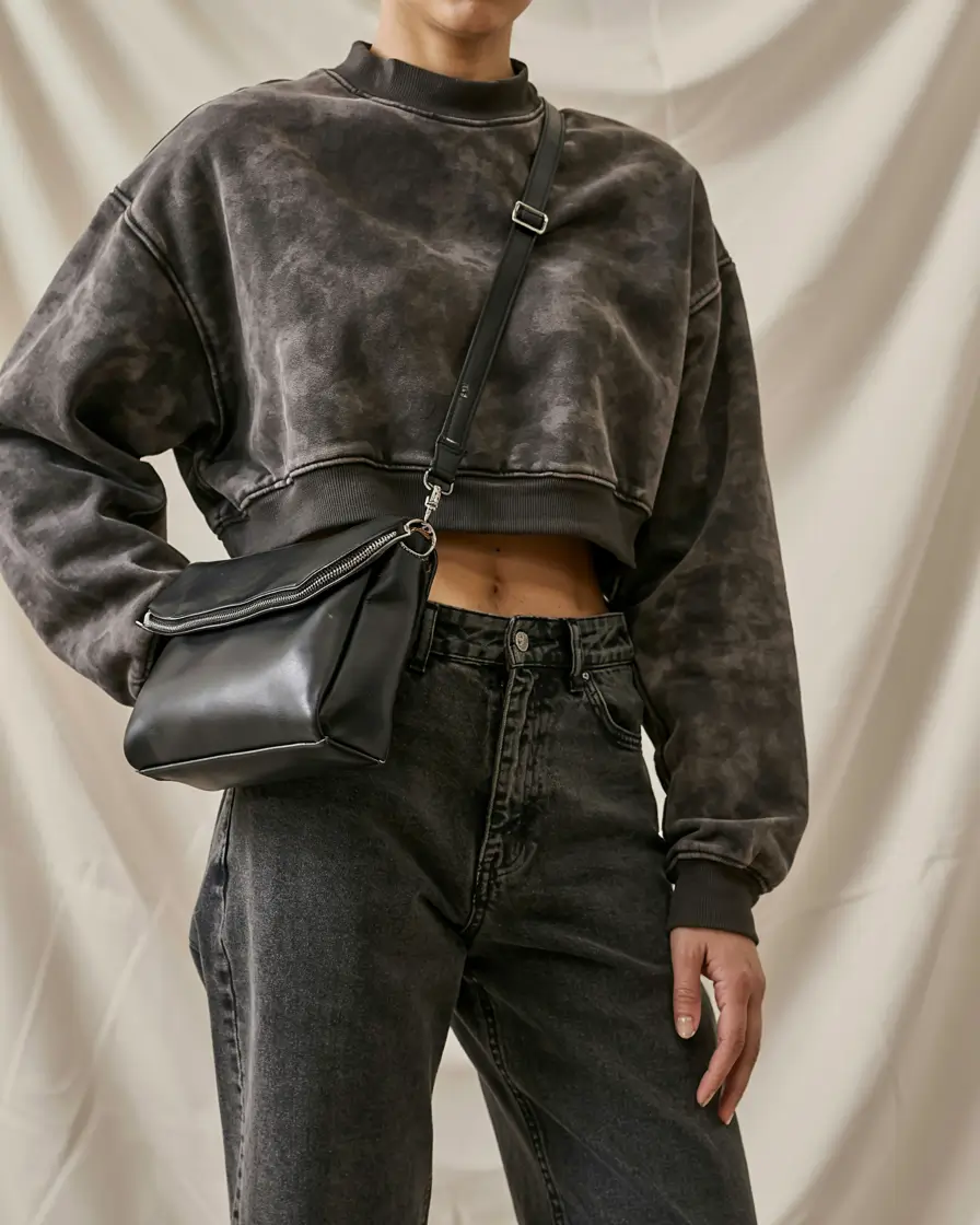 outfit ideas monochrome street ease