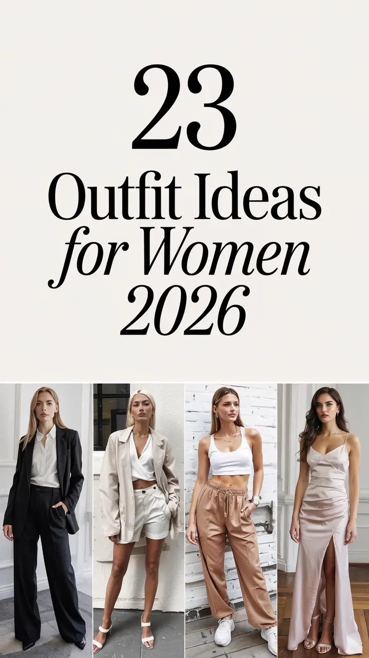 Outfit Ideas for Women 2026: Casual, Chic & Aesthetic Looks for Every Season