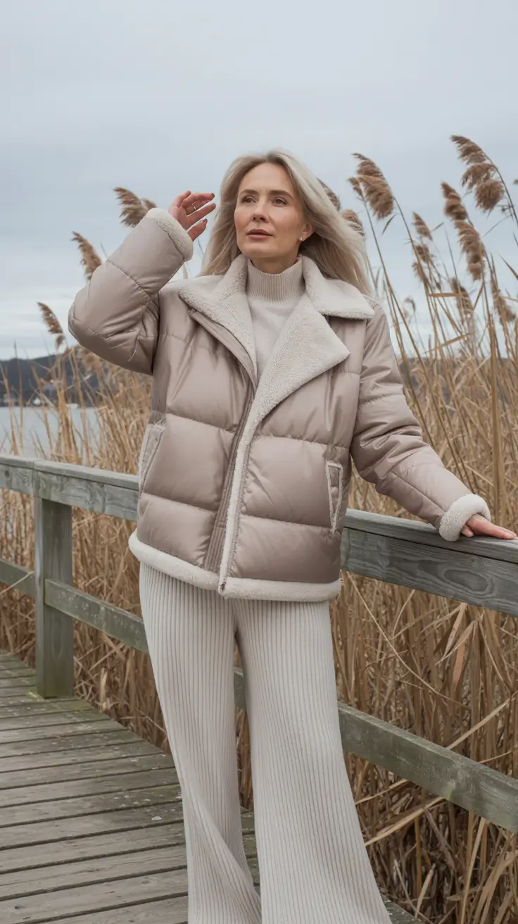 outfits for women over 40 2026 Nature-Inspired Winter Softness