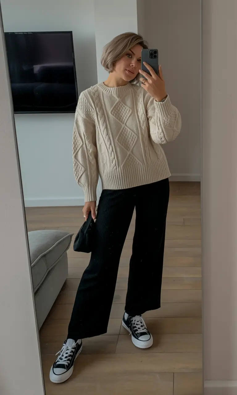outfits for women over 40 classy Timeless Knitwear with a Modern Twist