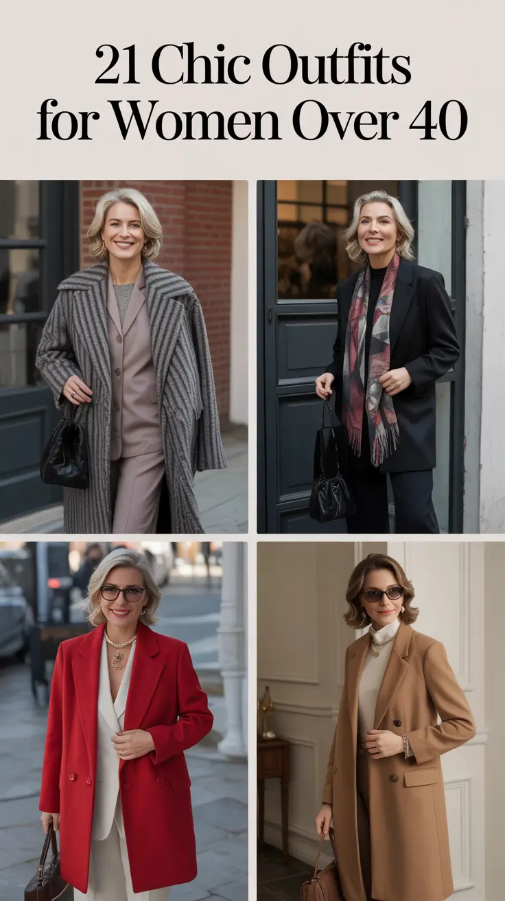 Chic Outfits for Women Over 40 in 2026: Elegant, Casual & Classy Looks to Try This Year