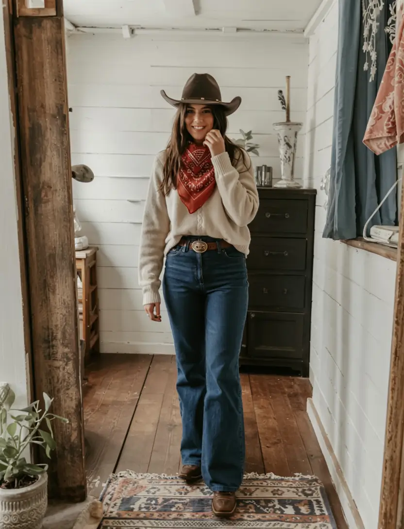 rodeo outfits for women western Soft Western Revival
