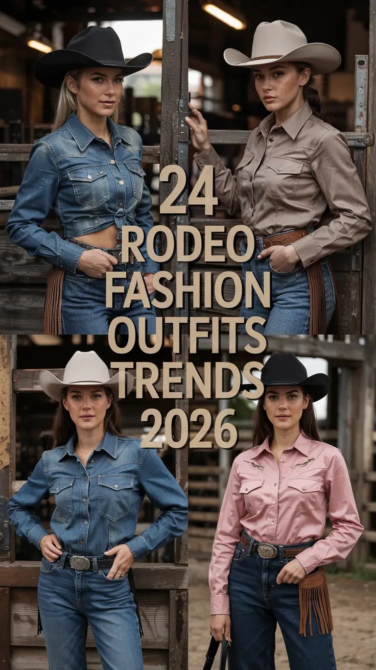 Rodeo Fashion Outfits Trends 2026: Western Cowgirl Style Ideas for Every Season