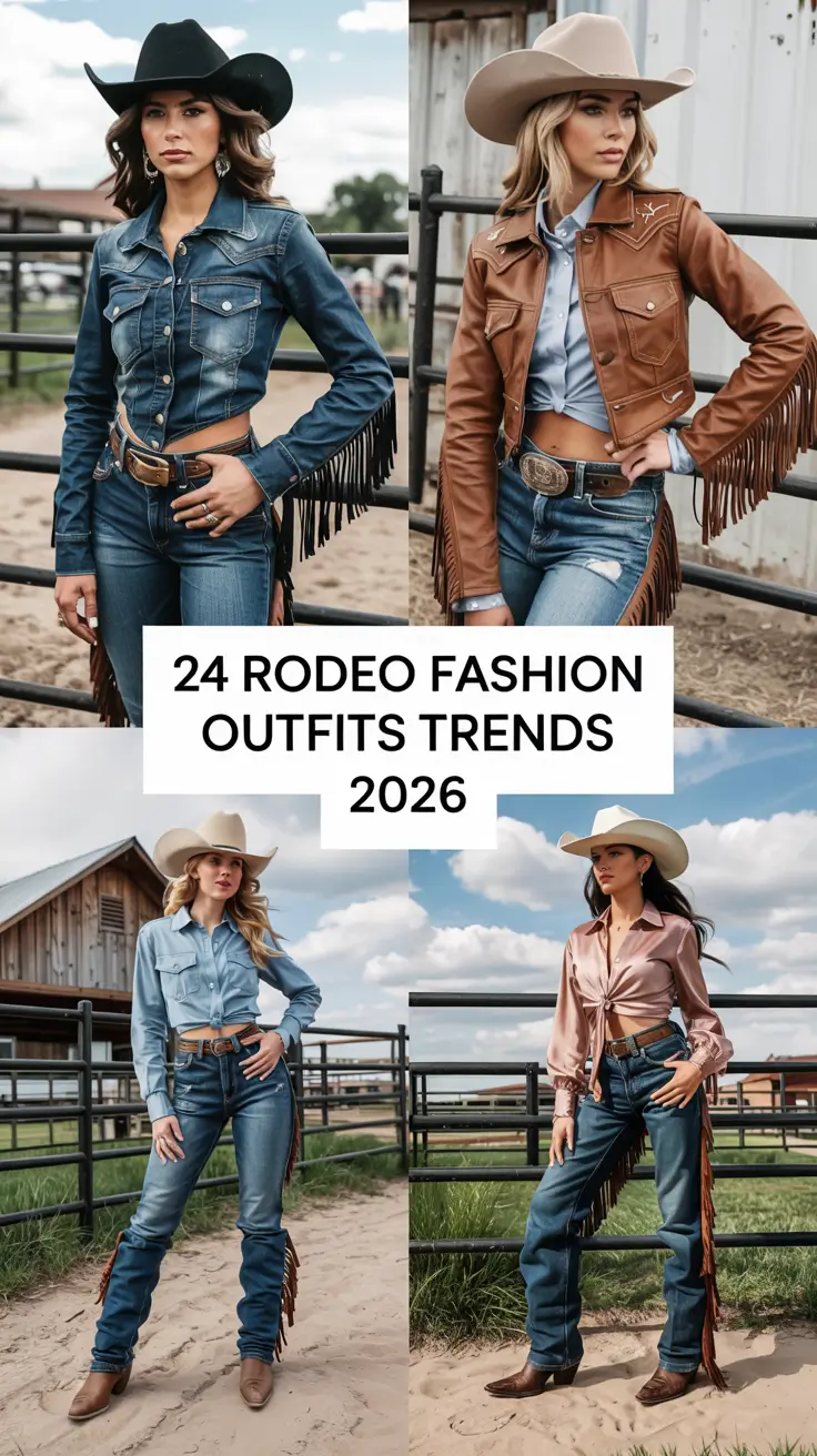 Rodeo Fashion Outfits Trends 2026: Western Cowgirl Style Ideas for Every Season