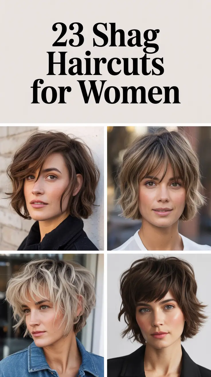 Shag Haircuts for Women 2026: Modern, Soft, and Chic Styles to Try This Year